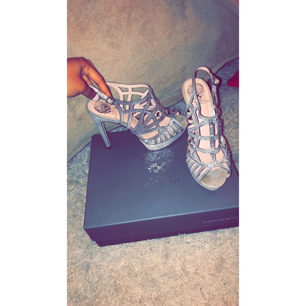 Vince Camuto Heels (Earl Grey Color)